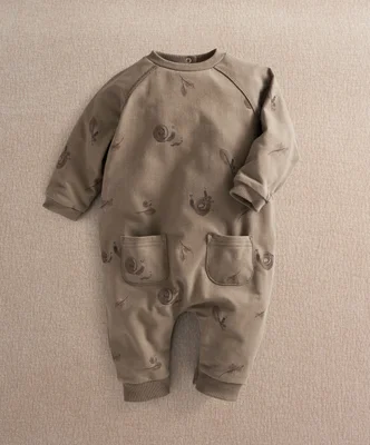 Snail Print Romper - 6-9 Months