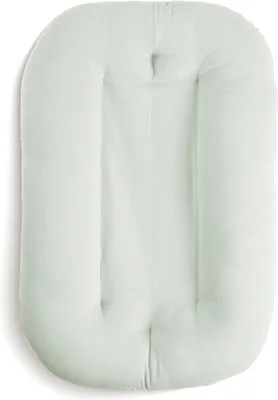 Snuggle Me® Babynest (0-9 Months) - Premium Baby Nest for Newborns, Organic Cotton with Fibre Filling, Unpadded Centre that Mimics Embracing, 100% Machine Washable, Includes Travel Bag (Natural)
