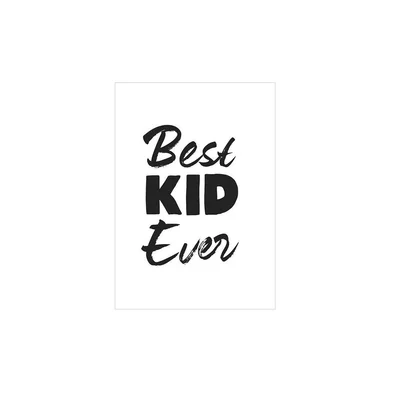 Snuz Best Kid Ever Nursery Print - Black