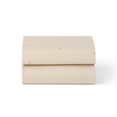 Snuz Crib 2 Pack Fitted Sheets - Blush Stripe