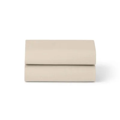 Crib Fitted Sheets 2 Pack- Sand