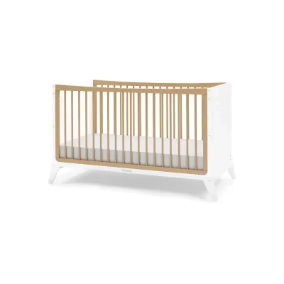 Snuz Fino Cot Bed - White/Natural