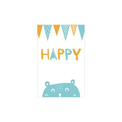 Snuz Happy Nursery Print - Monochrome