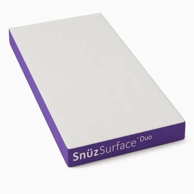 Snüz SnuzSurface Duo Dual Sided Cot Bed Mattress SnuzKot - White