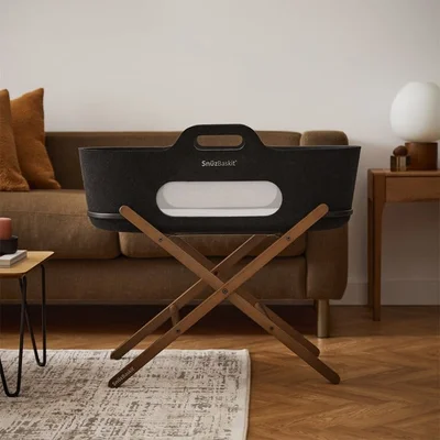 SnuzBaskit Barley Moses Basket & Cashmere Stand