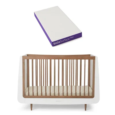 SnuzKot Cot Bed - The Natural Edit - Walnut