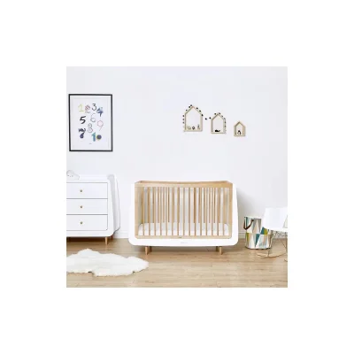 SnuzKot Skandi Cot Bed - Cashmere - Natural / No Mattress / No Protector