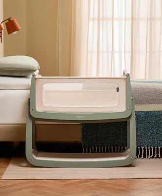 SnuzPod5 Bedside Crib - Sage
