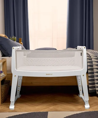 Snüz SnüzPod Studio Bedside Crib - Paris White