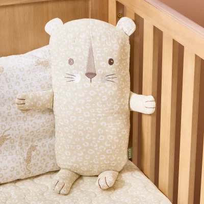 Soft Leopard Cuddle Cushion