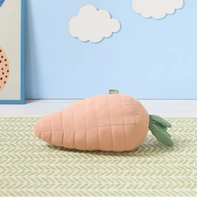 Soft Muslin Carrot Cushion