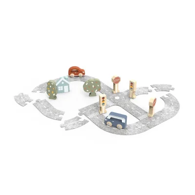 Speedy Monkey Car Track Puzzle Set