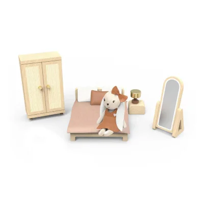 Speedy Monkey Doll House Bedroom - Multicoloured