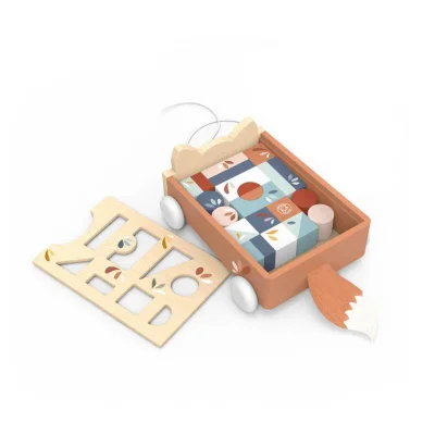 Speedy Monkey Fox Blocks Cart