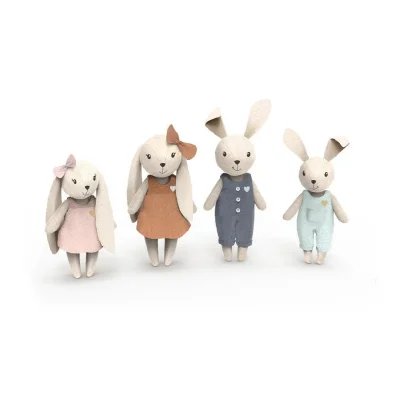 Speedy Monkey Rabbit Family Characters