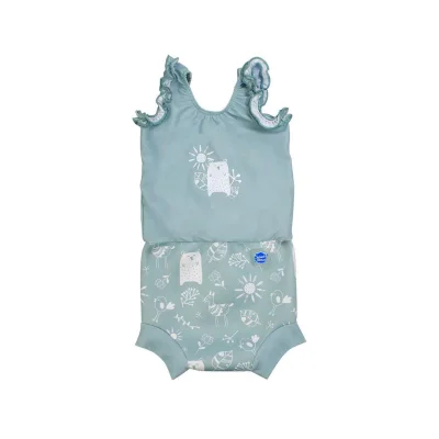 Splash About Happy Nappy Swim Costume - 6-14m / Sunny Bear