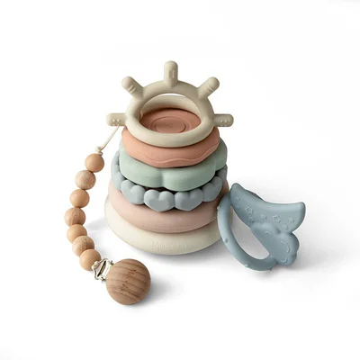 Moonkie Stacking Teething Rings