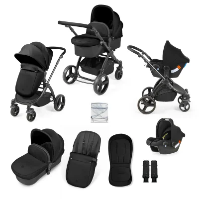 Stomp Urban  9 Piece Travel System with Astral Car Seat - Midnight