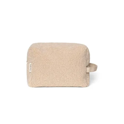 Studio Noos Ecru Teddy Toiletry Bag - Ecru