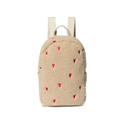 Studio Noos Teddy Hearts Mini Backpack