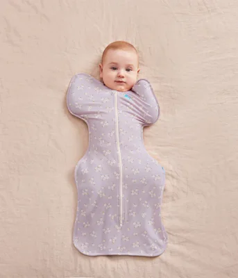 Swaddle Up⢠1.0 TOG Cotton Lilac Meadow - Lilac Meadow