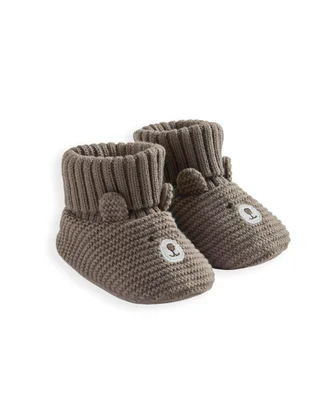 Teddy Bear Booties - 3-6 Months
