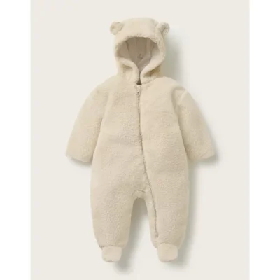 Teddy Fleece Romper (0–2yrs)