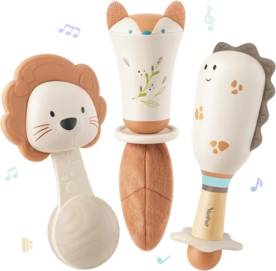 Teething Toys for Baby Baby Rattle Sensory Toys Newborn Essentials Baby Toys 0-6 Months Gifts — image 1