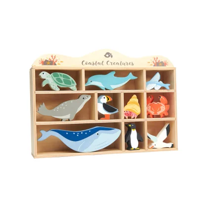 Tender Leaf 10 Wooden Coastal Creatures Set