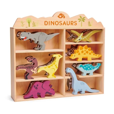 Tender Leaf 8 Dinosaurs Wooden Set