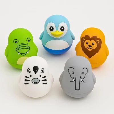 TensCare Zoo Friends Baby Bath Toys 5 Pack