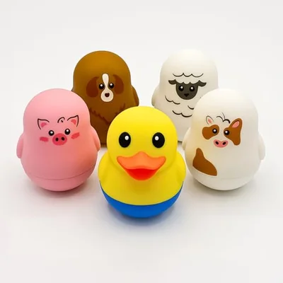 TensCare Farm Friends Baby Bath Toys 5 Pack - Farm Friends 5 Pack