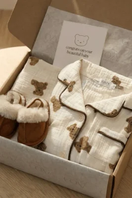 The Cozy Bedtime Bear Personalised Gift Box - 6-12 M / 18-24 M
