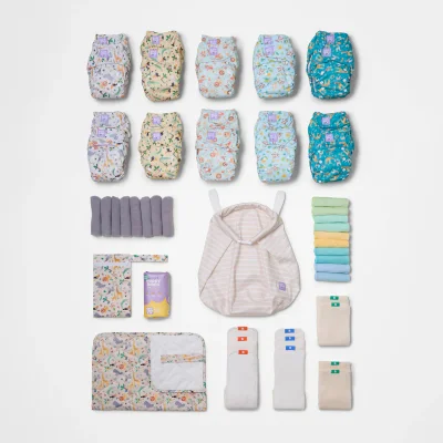 The Everything Reusable Nappy Bundle in Wild Life - Default