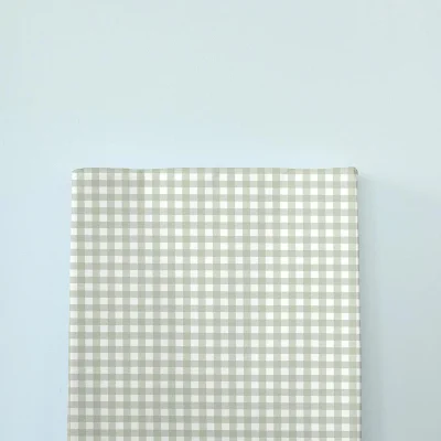 The Little Bumble Co. Anti Roll Changing Mat - Sage Gingham