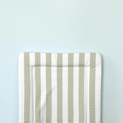 The Little Bumble Co. Standard Changing Mat - Green Stripe / one size