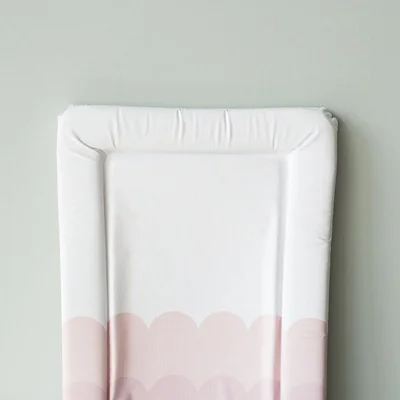 The Little Bumble Co. Standard Changing Mat - Pink Scallops / one size
