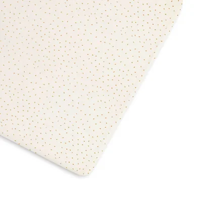 The Little Green Sheep Organic Cot & Cot Bed Fitted Sheet-Dove
