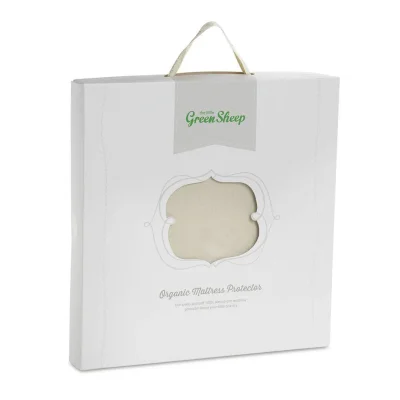 The Little Green Sheep - Organic Mattress Protector - Boori 70x132cm — image 3