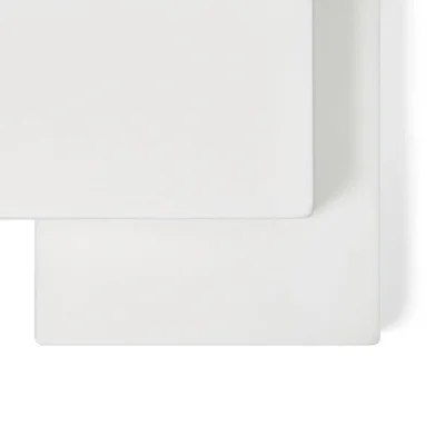 The Little Green Sheep Twin Pack Stokke/Leander Cotton Fitted Cot Sheets - White / 70x120cm