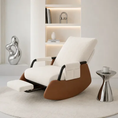 The Loeva Signature Rocking Chair - Dark Grey