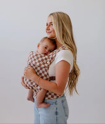 The Monarch Baby Carrier - Mocha Check