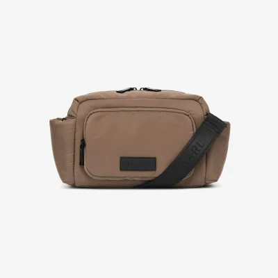 Tiba + Marl Inka Woven Buggy Organiser - cup holder / Mocha