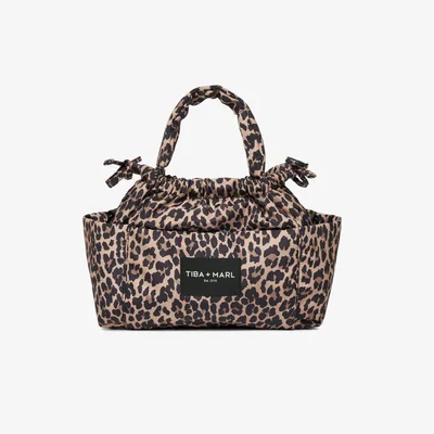 TIBA + MARL Mini Luna Drawstring Stroller Bag - Burgundy