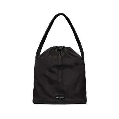 TIBA + MARL Packable Shopping Bag - Black - Black