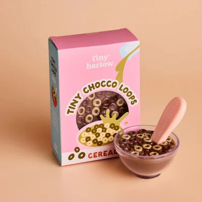 Tiny Harlow Tiny Chocco Loops Cereal Bowl