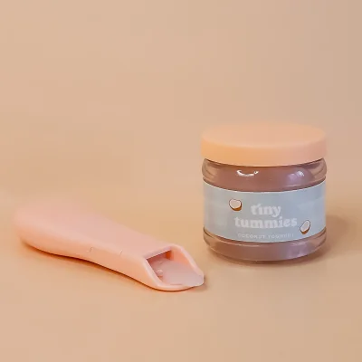 Tiny Harlow Tiny Tummies - Coconut Yogurt Jar & Spoon Set
