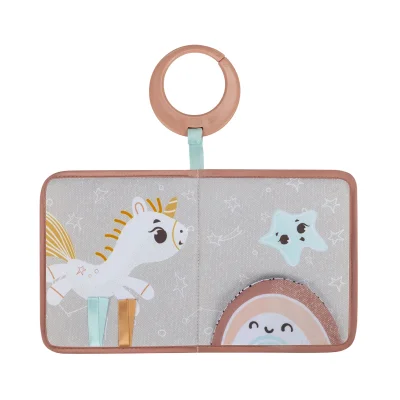 Tiny Love Soft Unicorn Book - Multicoloured - Pink