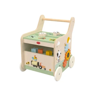Tiny Love Farmers Funday Push & Play Wooden Walk Behind