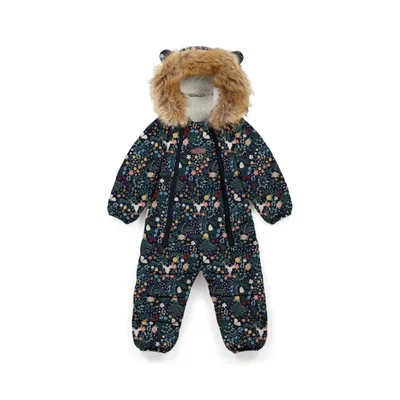 Toastie Fur Trim Quilted Cloud Onesie
